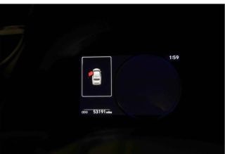 2022 Lexus ES 300h Ultra Luxury - Interior Dashboard With Vehicle Running Image